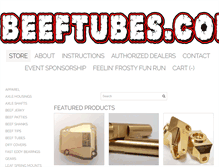 Tablet Screenshot of beeftubes.com